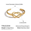 Wholesale Women's Geometric Stainless Steel Electroplated Bracelet Jewelry Accessory