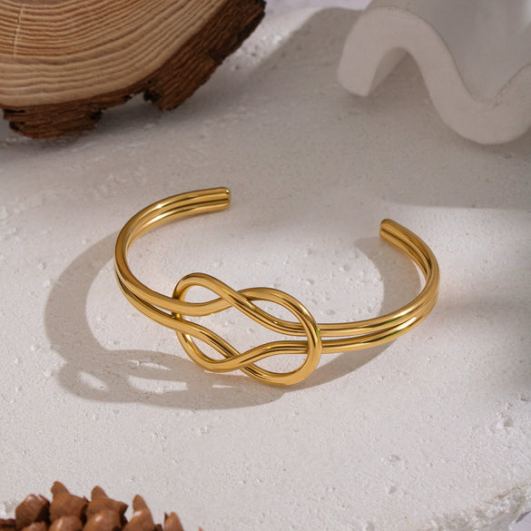 Wholesale Women's Geometric Stainless Steel Electroplated Bracelet Jewelry Accessory