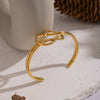 Wholesale Women's Geometric Stainless Steel Electroplated Bracelet Jewelry Accessory