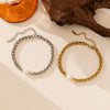 Wholesale Women's Geometric Stainless Steel Electroplated Bracelet Jewelry
