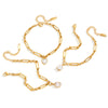 Wholesale Women's Geometric Stainless Steel Electroplated Bracelet Jewelry