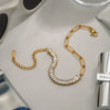 Wholesale Women's Geometric Stainless Steel Electroplated Bracelet Jewelry