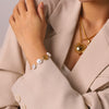 Wholesale Women's Geometric Stainless Steel Electroplated Bracelet Jewelry