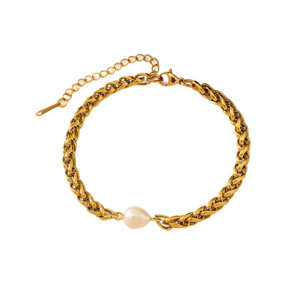 Wholesale Women's Geometric Stainless Steel Electroplated Bracelet Jewelry