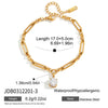 Wholesale Women's Geometric Stainless Steel Electroplated Bracelet Jewelry