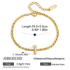 Wholesale Women's Geometric Stainless Steel Electroplated Bracelet Light Luxury Niche Stackable Jewelry