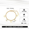 Wholesale Women's Geometric Stainless Steel Electroplated Bracelet With Butterfly Design Cuban Chain