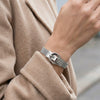 Wholesale Women's Geometric Stainless Steel Electroplated Bracelet With Magnetic Clasp
