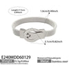 Wholesale Women's Geometric Stainless Steel Electroplated Bracelet With Magnetic Clasp