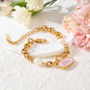 Wholesale Women's Geometric Stainless Steel Electroplated Bracelet With Original Design