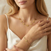 Wholesale Women's Geometric Stainless Steel Electroplated Bracelet With Original Design