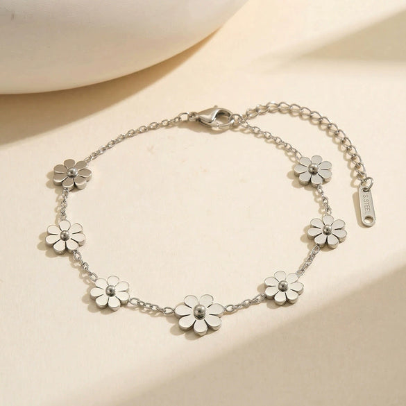 Wholesale Women's Geometric Stainless Steel Electroplated Bracelet With Original Design