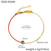 Wholesale Women's Geometric Stainless Steel Electroplated Bracelet