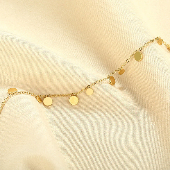 Wholesale Women's Geometric Stainless Steel Electroplated Bracelet