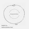 Wholesale Women's Geometric Stainless Steel Electroplated Bracelet