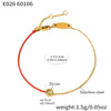 Wholesale Women's Geometric Stainless Steel Electroplated Bracelet