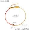 Wholesale Women's Geometric Stainless Steel Electroplated Bracelet