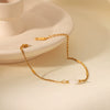 Wholesale Women's Geometric Stainless Steel Electroplated Bracelet
