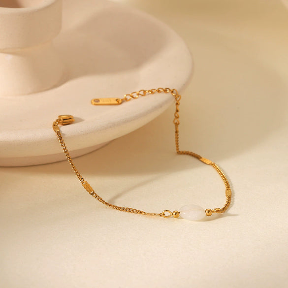 Wholesale Women's Geometric Stainless Steel Electroplated Bracelet
