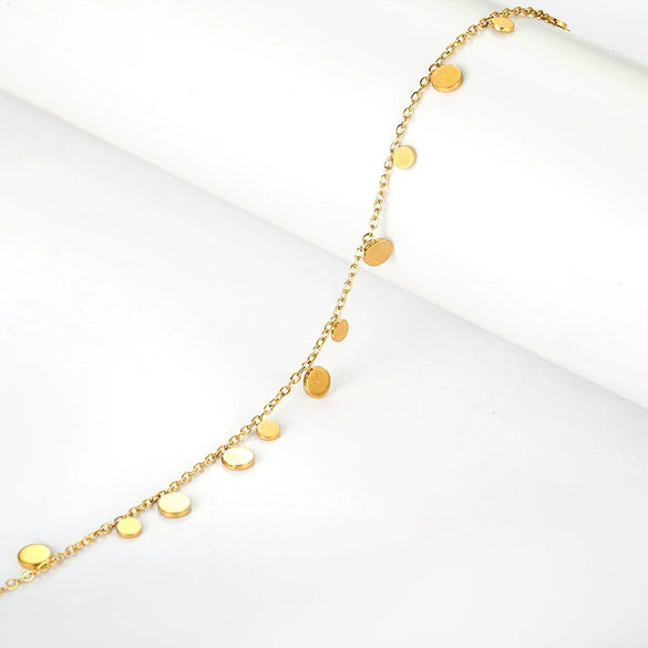 Wholesale Women's Geometric Stainless Steel Electroplated Bracelet