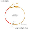 Wholesale Women's Geometric Stainless Steel Electroplated Bracelet