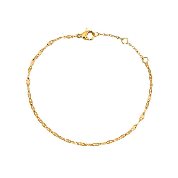 Wholesale Women's Geometric Stainless Steel Electroplated Bracelet