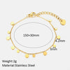 Wholesale Women's Geometric Stainless Steel Electroplated Bracelet