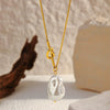 Wholesale Women's Geometric Stainless Steel Electroplated Clavicle Chain Necklace