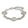 Wholesale Women's Geometric Stainless Steel Electroplated Conch Fossil Bracelet Retro Highend Hand Jewelry