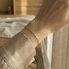 Wholesale Women's Geometric Stainless Steel Electroplated Cross Chain Bracelet Light Luxury Minimalist Fashion Jewelry