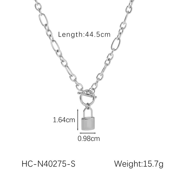 Wholesale Women's Geometric Stainless Steel Electroplated Cross Chain Pendant Necklace