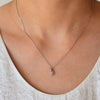 Wholesale Women's Geometric Stainless Steel Electroplated Denim Series Clavicle Chain Necklace