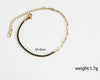 Wholesale Women's Geometric Stainless Steel Electroplated Diamondencrusted Bracelet