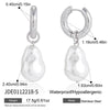 Wholesale Women's Geometric Stainless Steel Electroplated Ear Clips Jewelry
