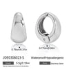 Wholesale Women's Geometric Stainless Steel Electroplated Ear Clips Jewelry