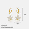 Wholesale Women's Geometric Stainless Steel Electroplated Earrings In Fairy Style