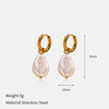 Wholesale Women's Geometric Stainless Steel Electroplated Earrings In Fairy Style