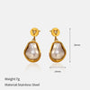 Wholesale Women's Geometric Stainless Steel Electroplated Earrings In Fairy Style