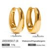 Wholesale Women's Geometric Stainless Steel Electroplated Earrings Jewelry