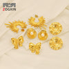 Wholesale Women's Geometric Stainless Steel Electroplated Earrings