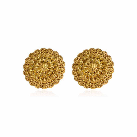 Wholesale Women's Geometric Stainless Steel Electroplated Earrings