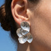 Wholesale Women's Geometric Stainless Steel Electroplated Earrings