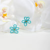 Wholesale Women's Geometric Stainless Steel Electroplated Earrings