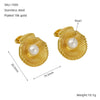 Wholesale Women's Geometric Stainless Steel Electroplated Earrings