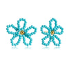 Wholesale Women's Geometric Stainless Steel Electroplated Earrings