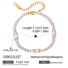 Wholesale Women's Geometric Stainless Steel Electroplated Interlocking Stackable Bracelet Jewelry Hand Accessory