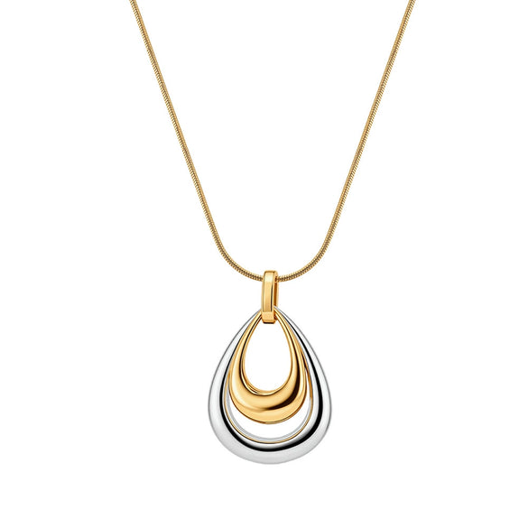 Wholesale Women's Geometric Stainless Steel Electroplated Jewelry Set Including Bracelets Anklets Necklaces And Earrings