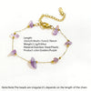 Wholesale Women's Geometric Stainless Steel Electroplated Necklace And Bracelet Set