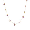 Wholesale Women's Geometric Stainless Steel Electroplated Necklace And Bracelet Set