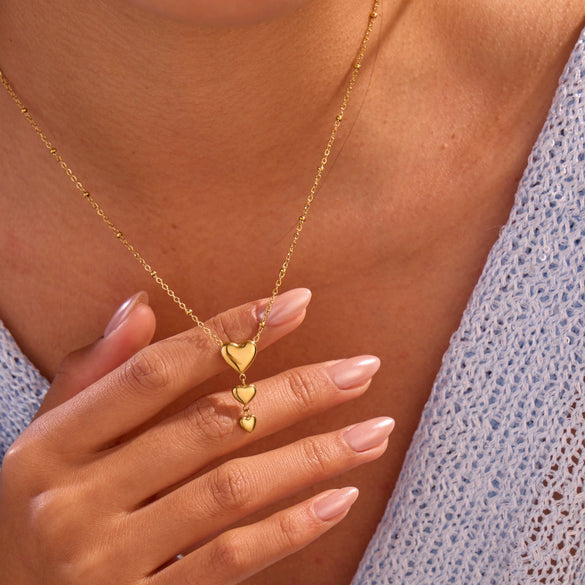 Wholesale Women's Geometric Stainless Steel Electroplated Necklace Highend Fashion Jewelry
